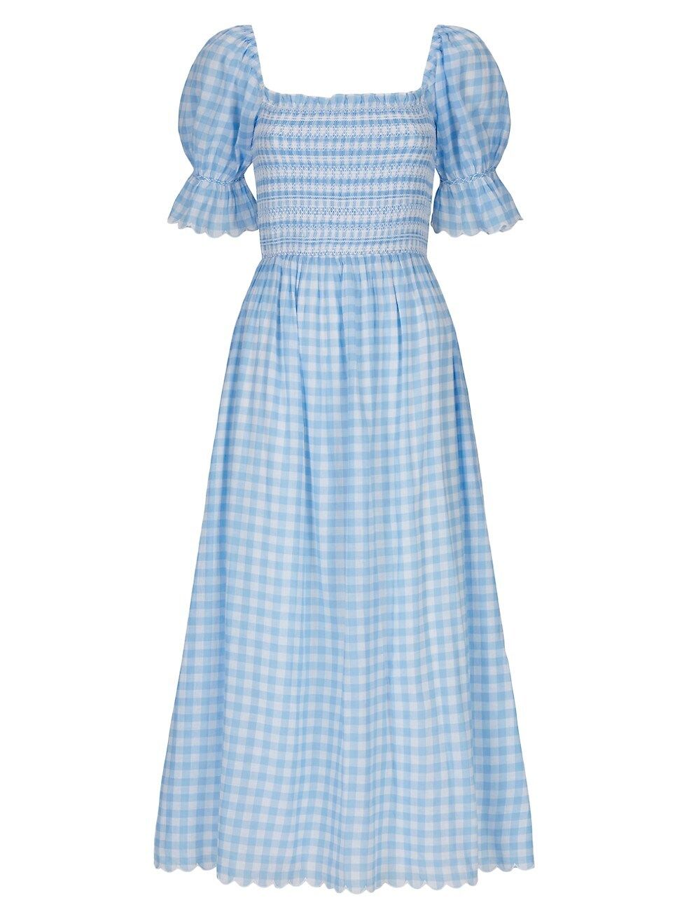 Pink City Prints Sky Gingham Palermo Dress | Saks Fifth Avenue