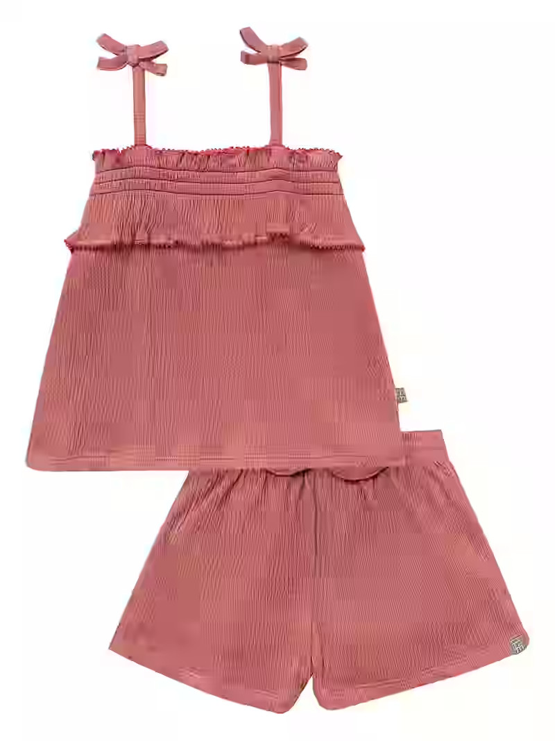Modern Moments Toddler Girl Smocked Short Set, 2-Piece, Sizes 12M-5T - Walmart.com | Walmart (US)