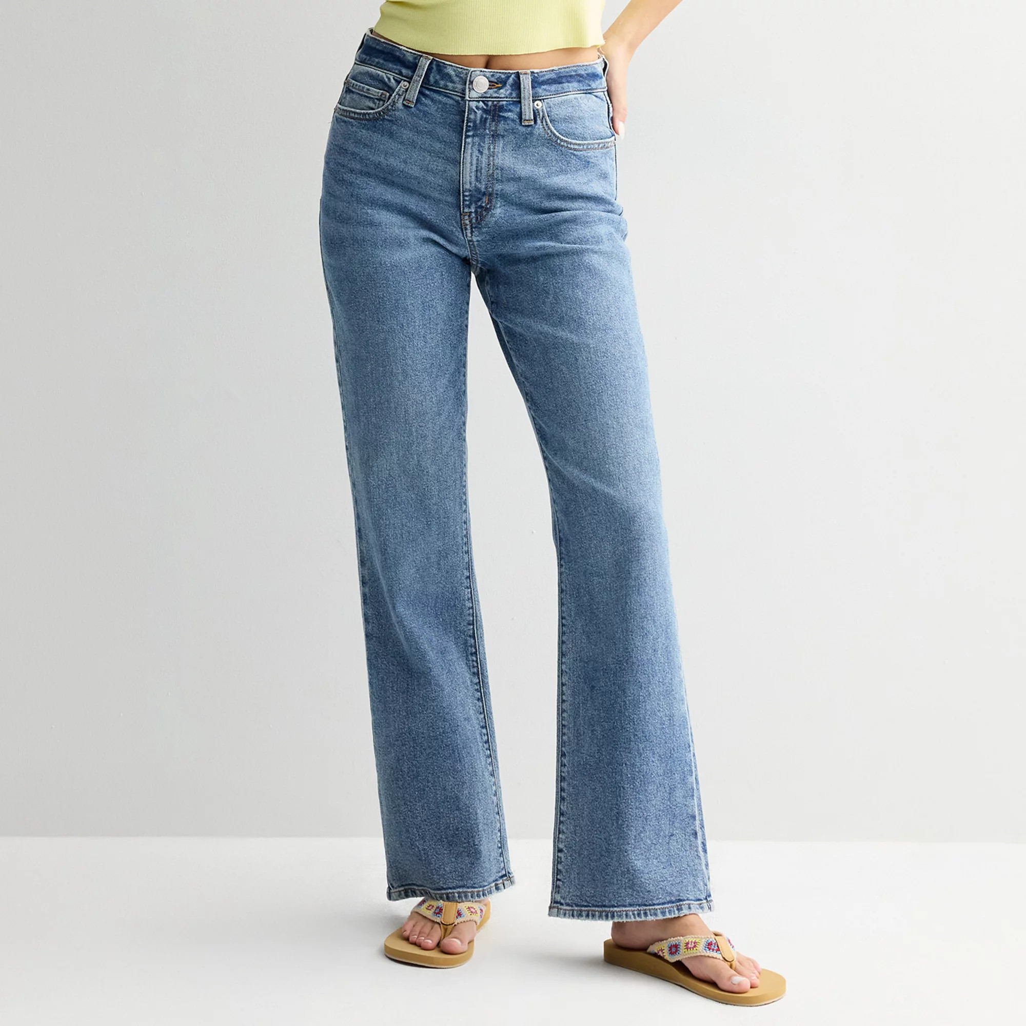 Juniors' SO® High-Rise '90s Bootcut Jeans | Kohl's