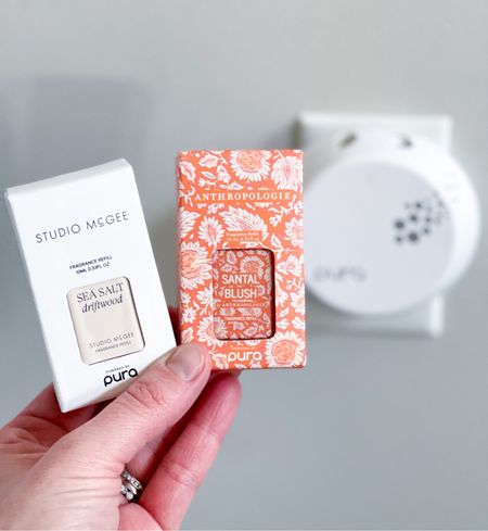 We love our Pura Smart Diffusers—our home always smells amazing! 

For reference our home is 4,500 sq. feet & we have 3 total diffusers; 2 upstairs on opposite sides & 1 in the common area downstairs.

Home Must Haves - Home Fragrance - Anthro Home #anthropologie #pura  #homerefresh #fragrance #studiomcgee #santal 

#LTKfamily #LTKhome #LTKFind