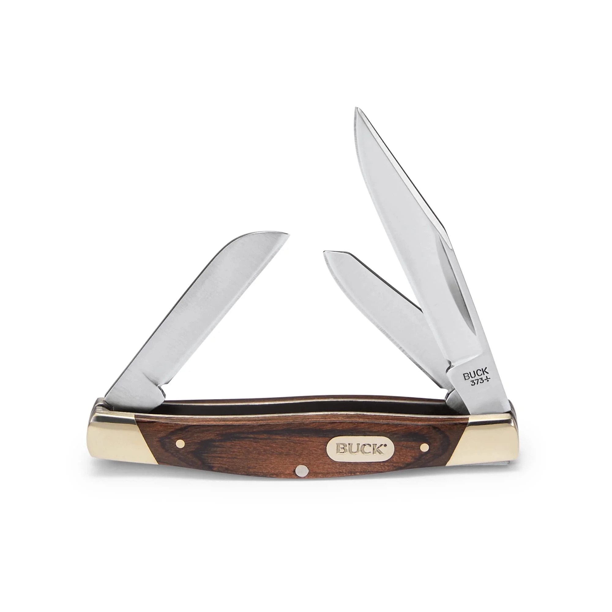 Buck Knives 373 Trio 3-Blade Folding Pocket Knife with Wood Handle | Walmart (US)