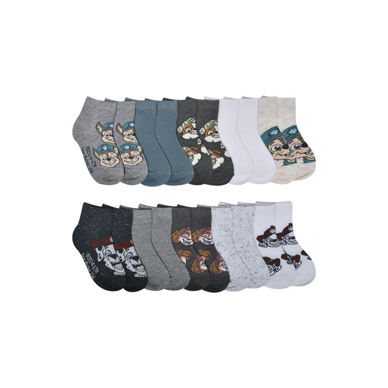Character Toddler Ankle Socks, 10-Pack, Sizes 12M-5T | Walmart (US)