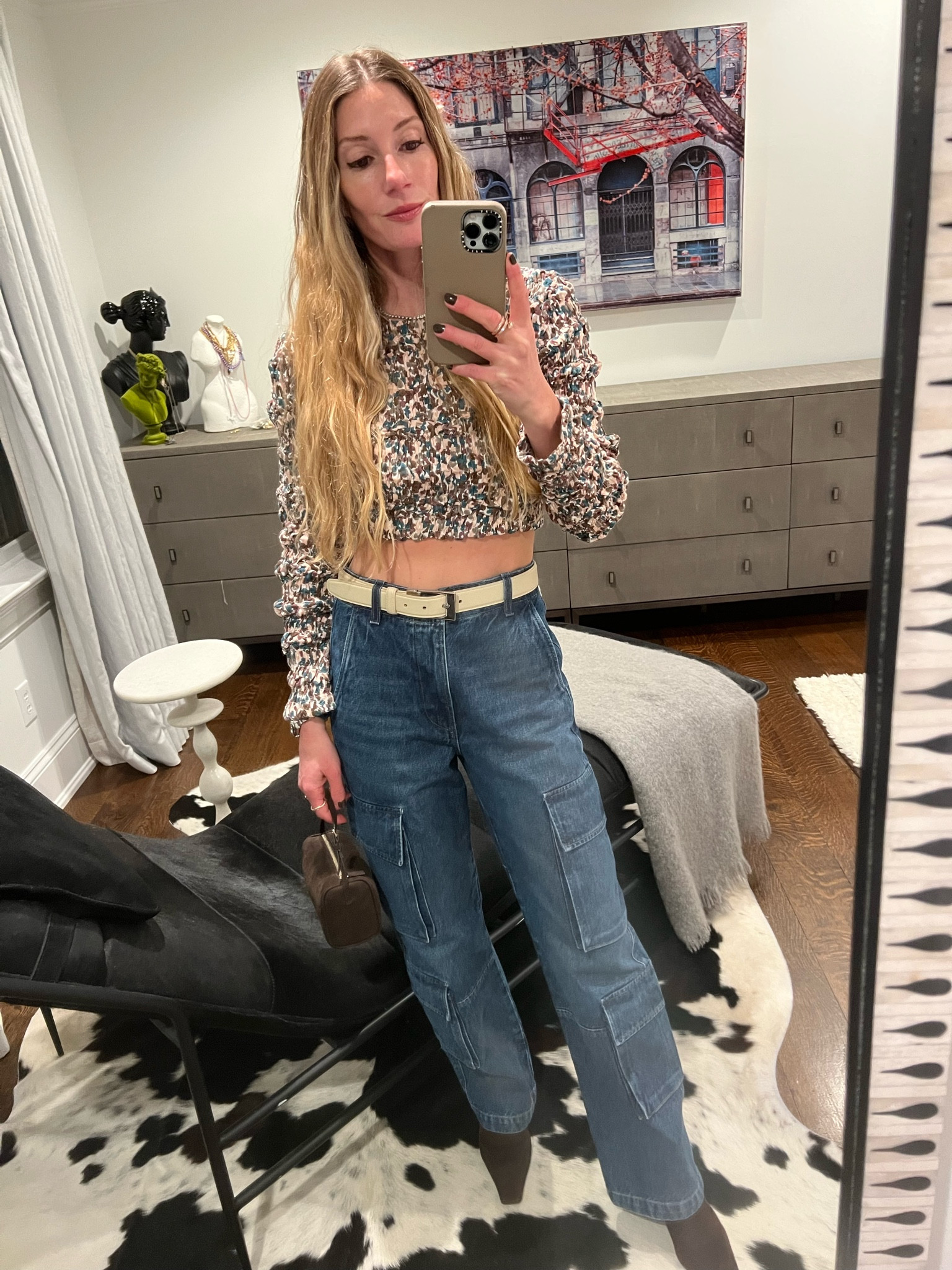 Fri night outfit 
Jeans size down one 
Top xs 
Boots true to size 
Bag options here! 
Belt and other options here 

#LTKstyletip #LTKitbag #LTKshoecrush