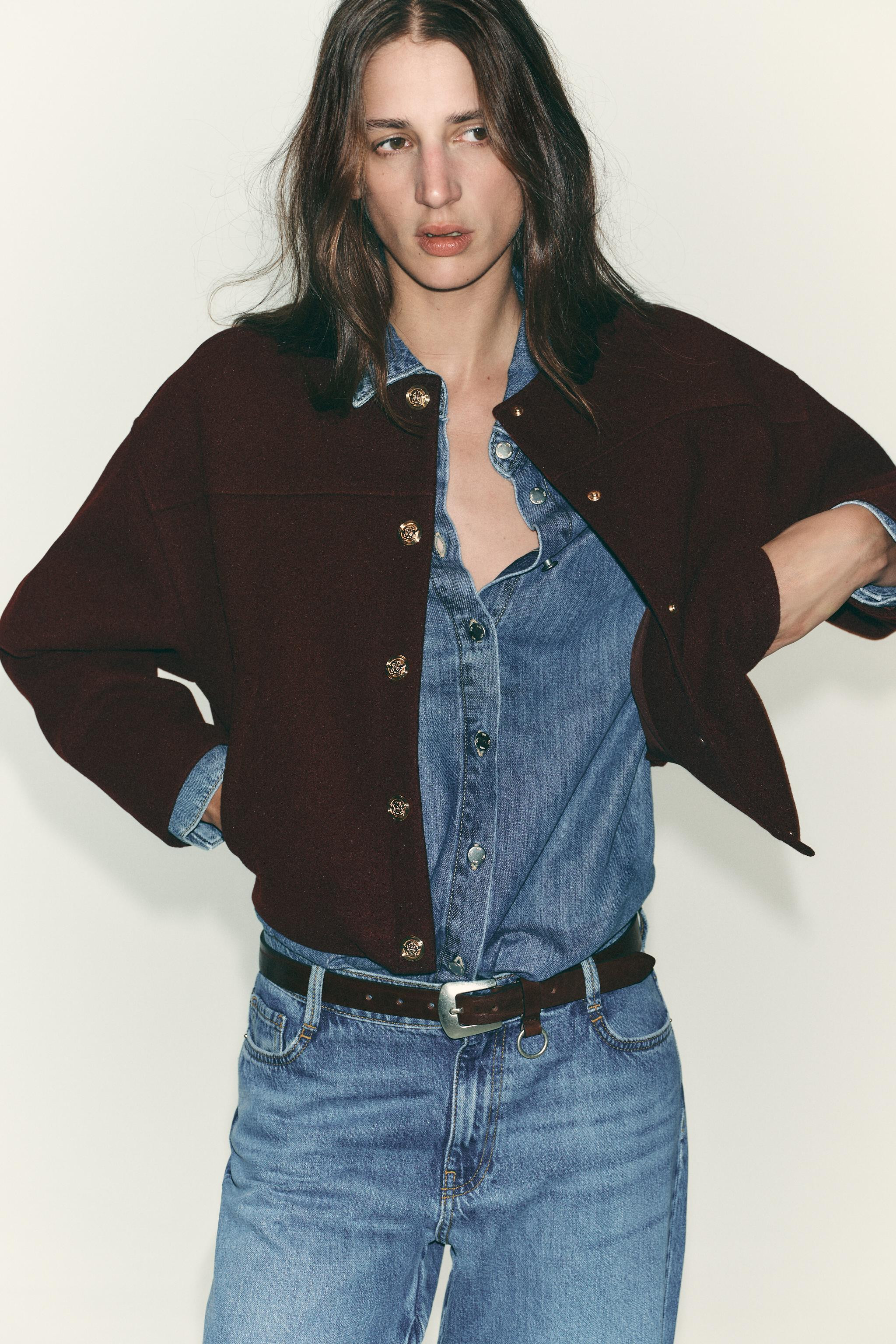 SOFT JACKET WITH GOLD BUTTONS | Zara US