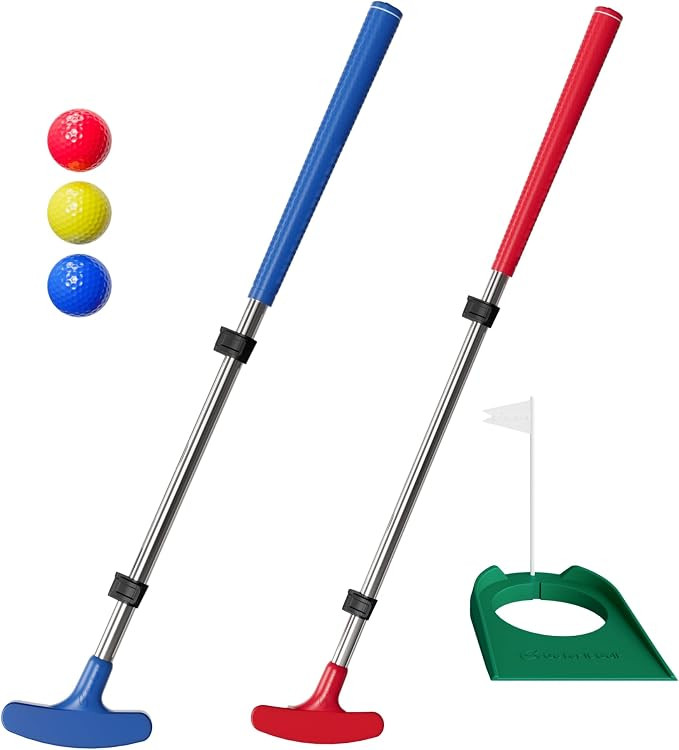 Kids Putter - Extendable Shaft for Junior Golfers - Adjustable Size for Right and Left Hand - Per... | Amazon (US)