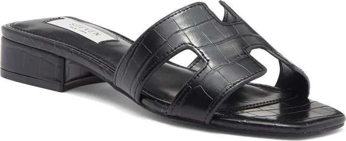 Hutchy Croc Embossed Sandal (Women) | Nordstrom Rack