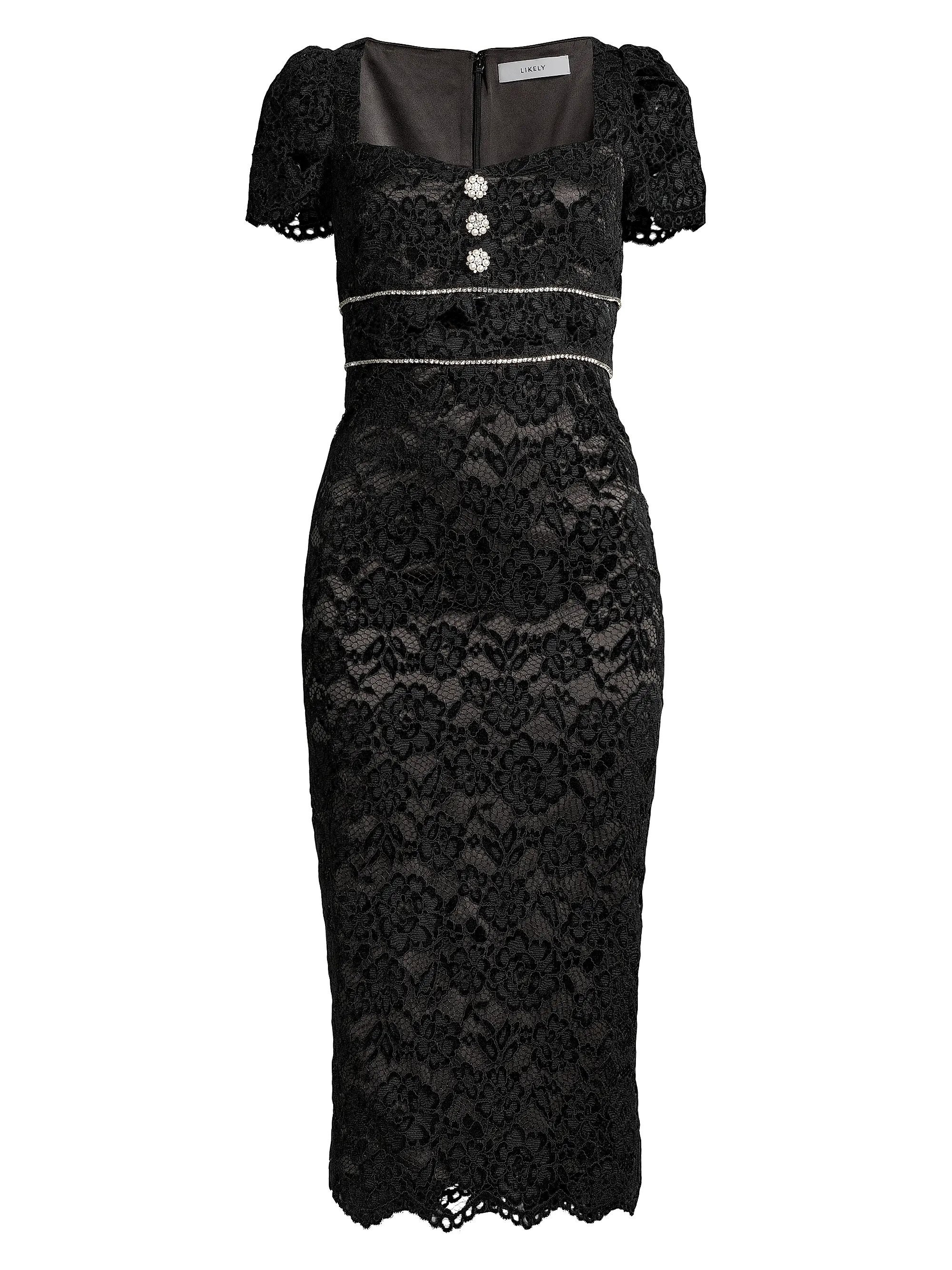 Stirling Lace Sheath Midi-Dress | Saks Fifth Avenue