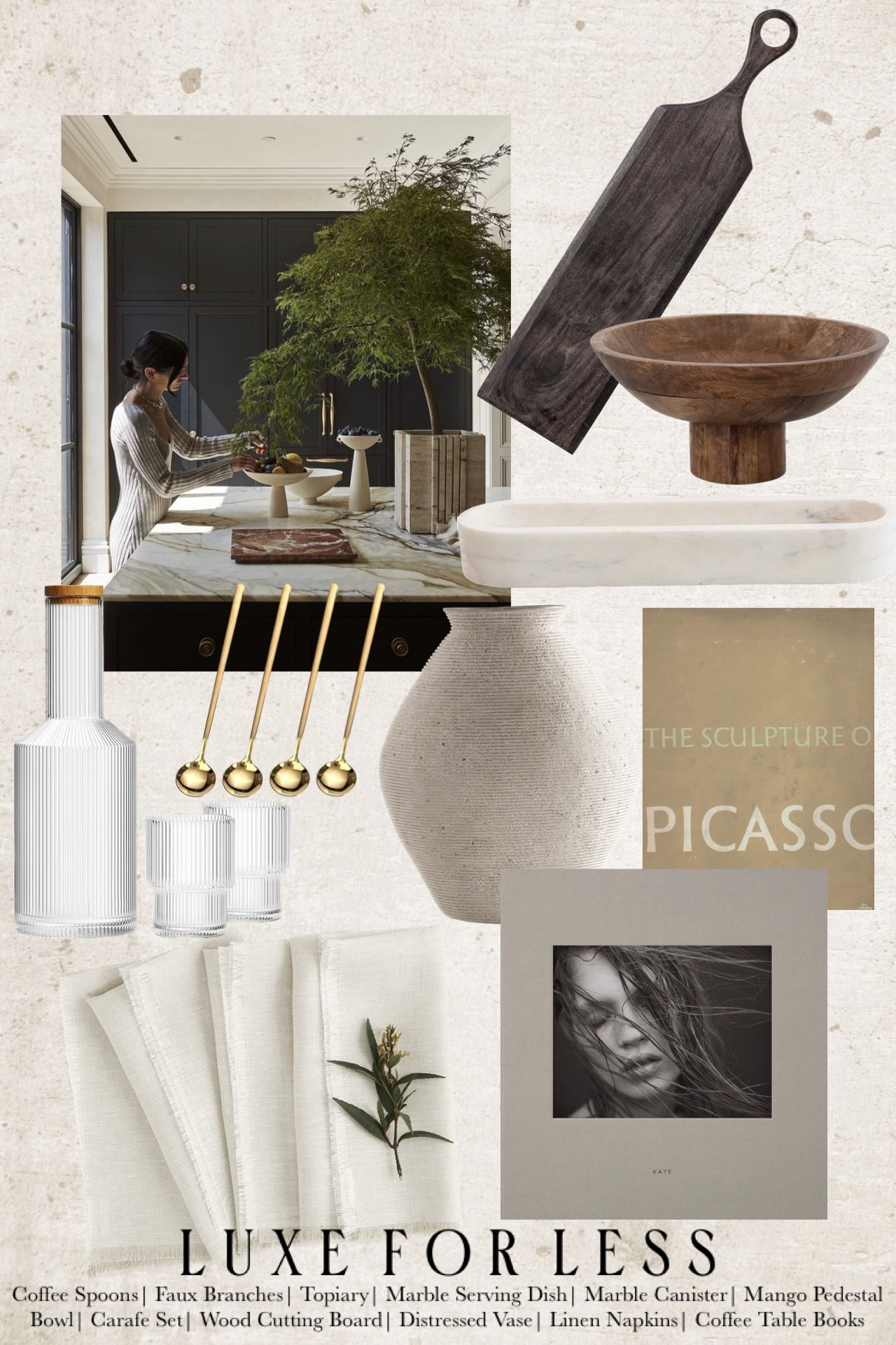 Luxe look for less 🤎

#home #decor #interiordesign #kitchenware #amazon 

#LTKMothersDay #LTKHome #LTKOver40