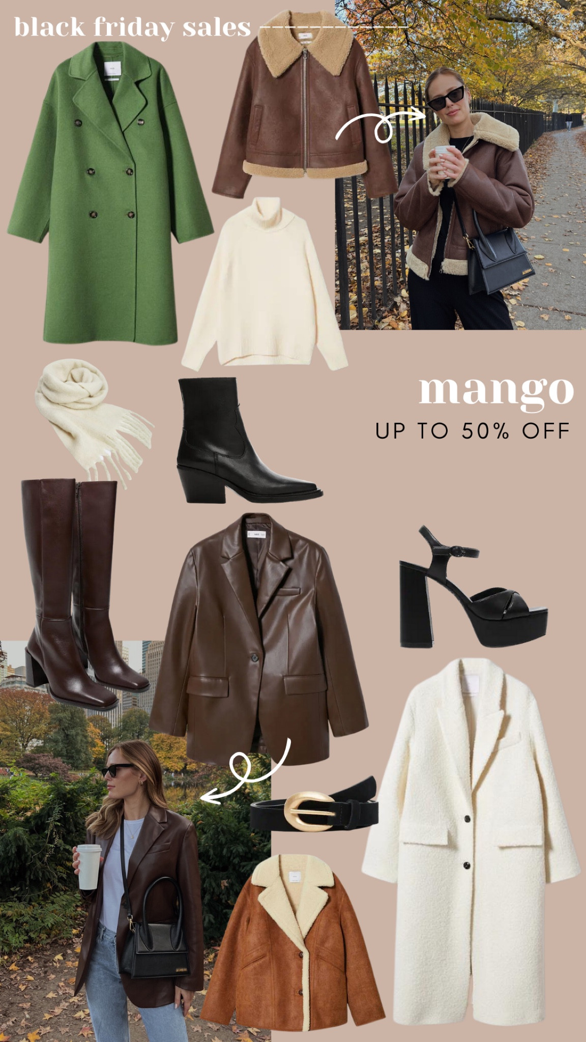 Mango black Friday sale. Save up to 50% off￼

#LTKunder100 #LTKunder50 #LTKsalealert