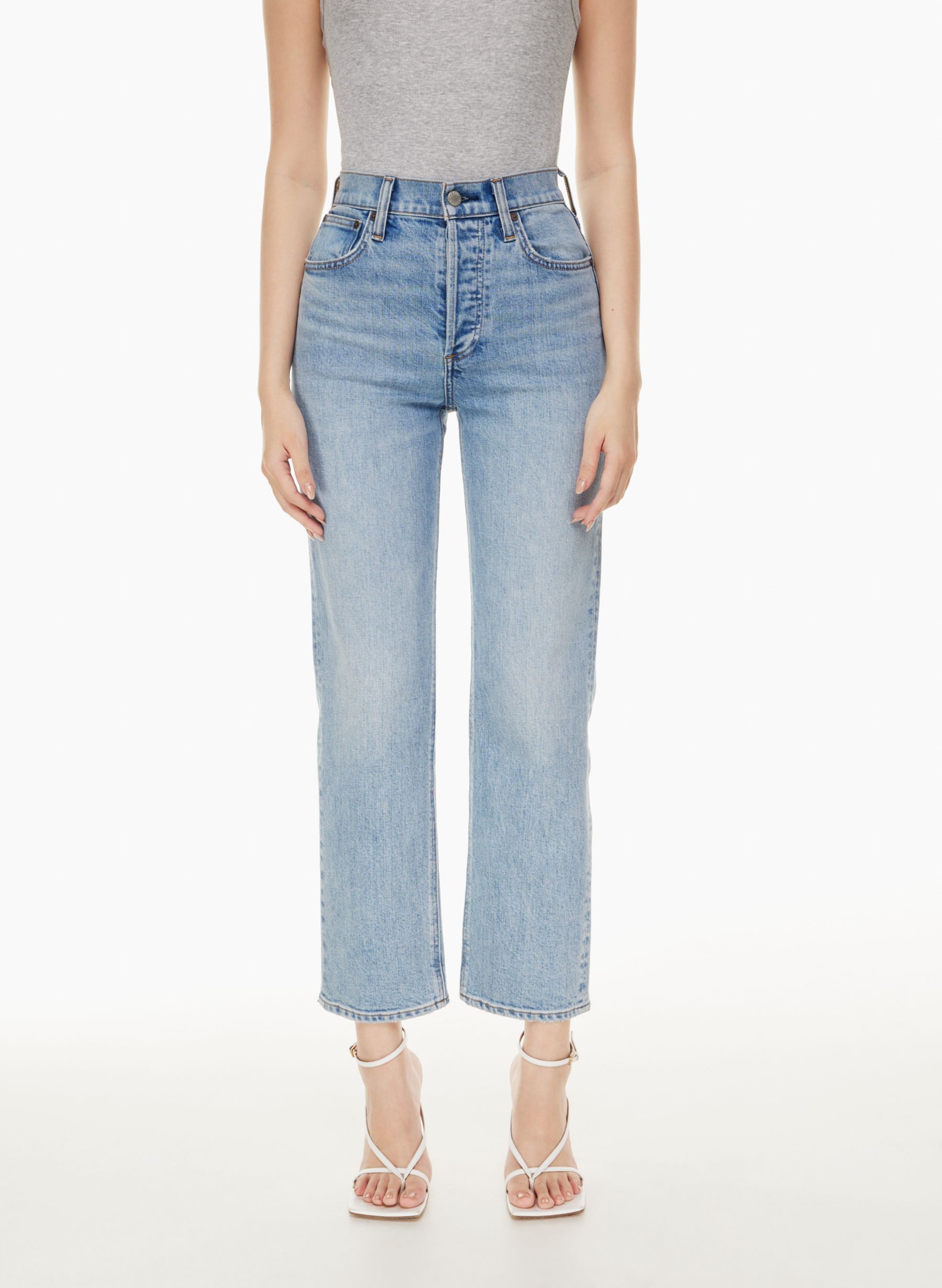 THE ARLO HI-RISE STRAIGHT JEAN | Aritzia