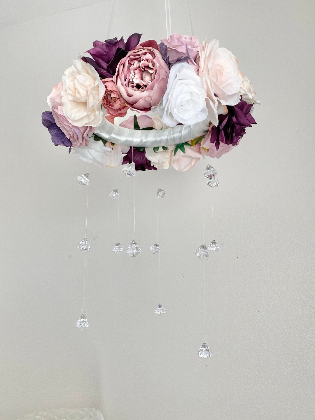 Mauve Nursery Decor, Lavender Nursery, Purple Nursery Peony Decor, Custom Baby Girl Gift, Custom ... | Etsy (US)