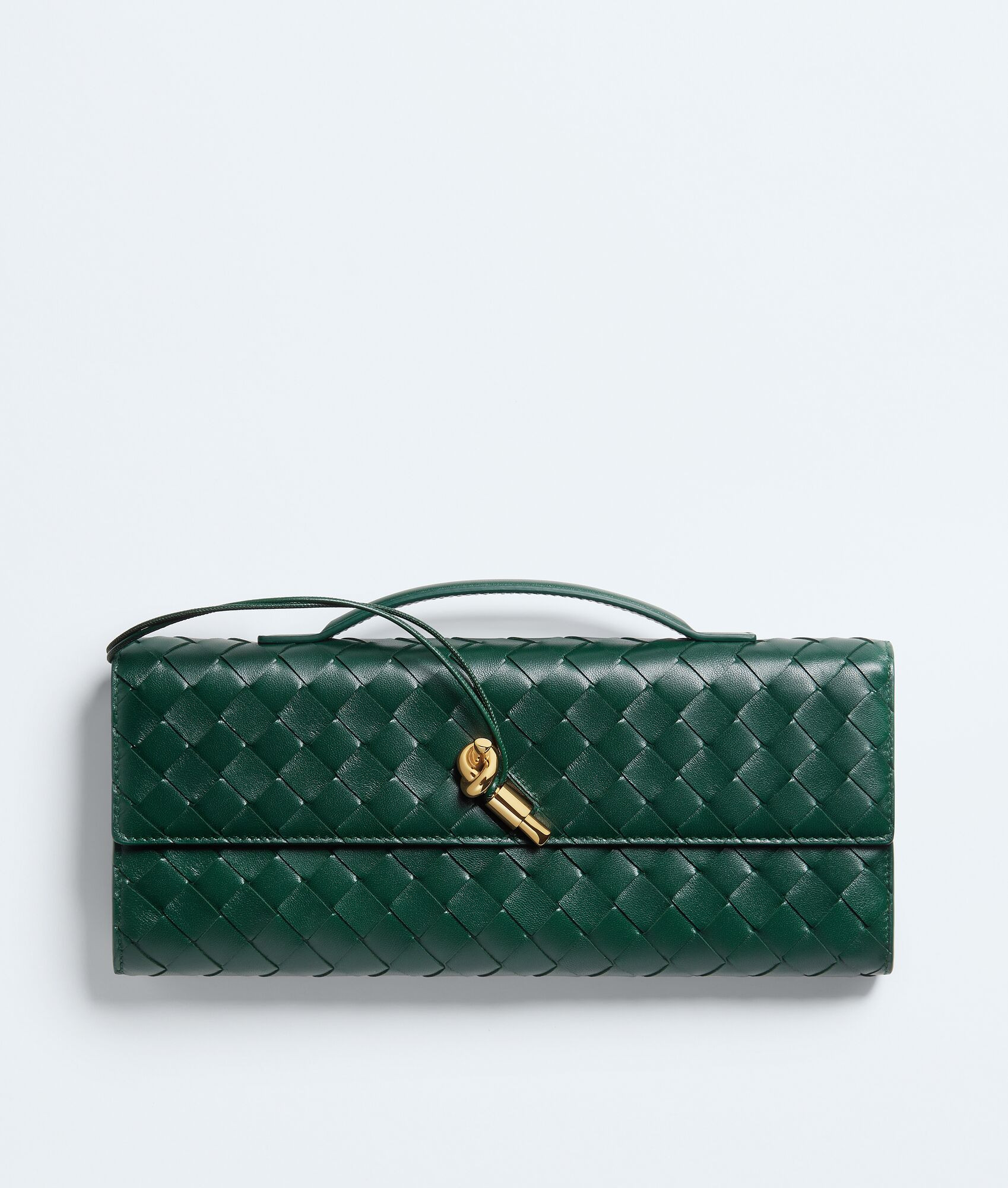 Women's Andiamo Clutch in Fondant | Bottega Veneta US | Bottega Veneta