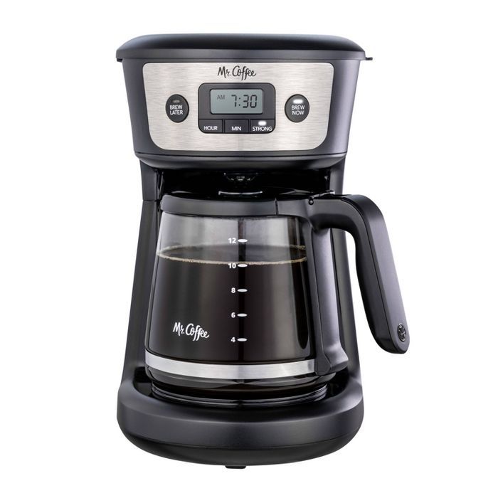 Mr. Coffee 12-Cup Programmable Coffee Maker - Black | Target