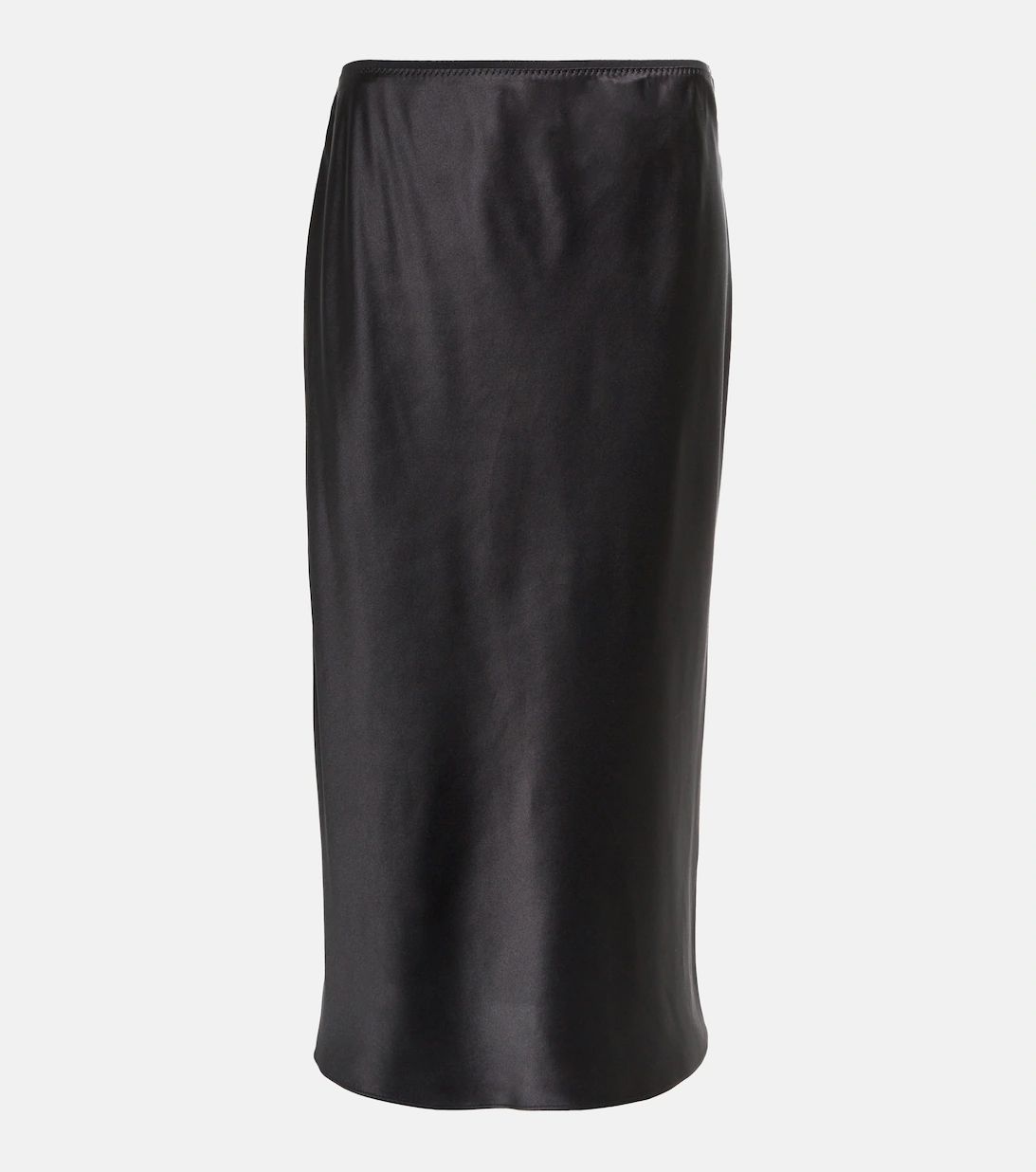 Isaak silk satin midi-skirt | Mytheresa (FR)