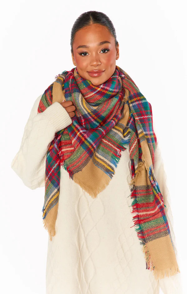 Holiday Plaid Scarf | Show Me Your Mumu