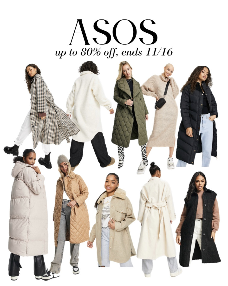 ASOS 80% off sale ends 1/16!!

ASOS, sale, jacket, long coat, Sherpa coat, puffer jacket, trench coat, neutral style, boyfriend jacket, puffer vest, plaid, LTK style

#LTKFind #LTKstyletip #LTKsalealert
