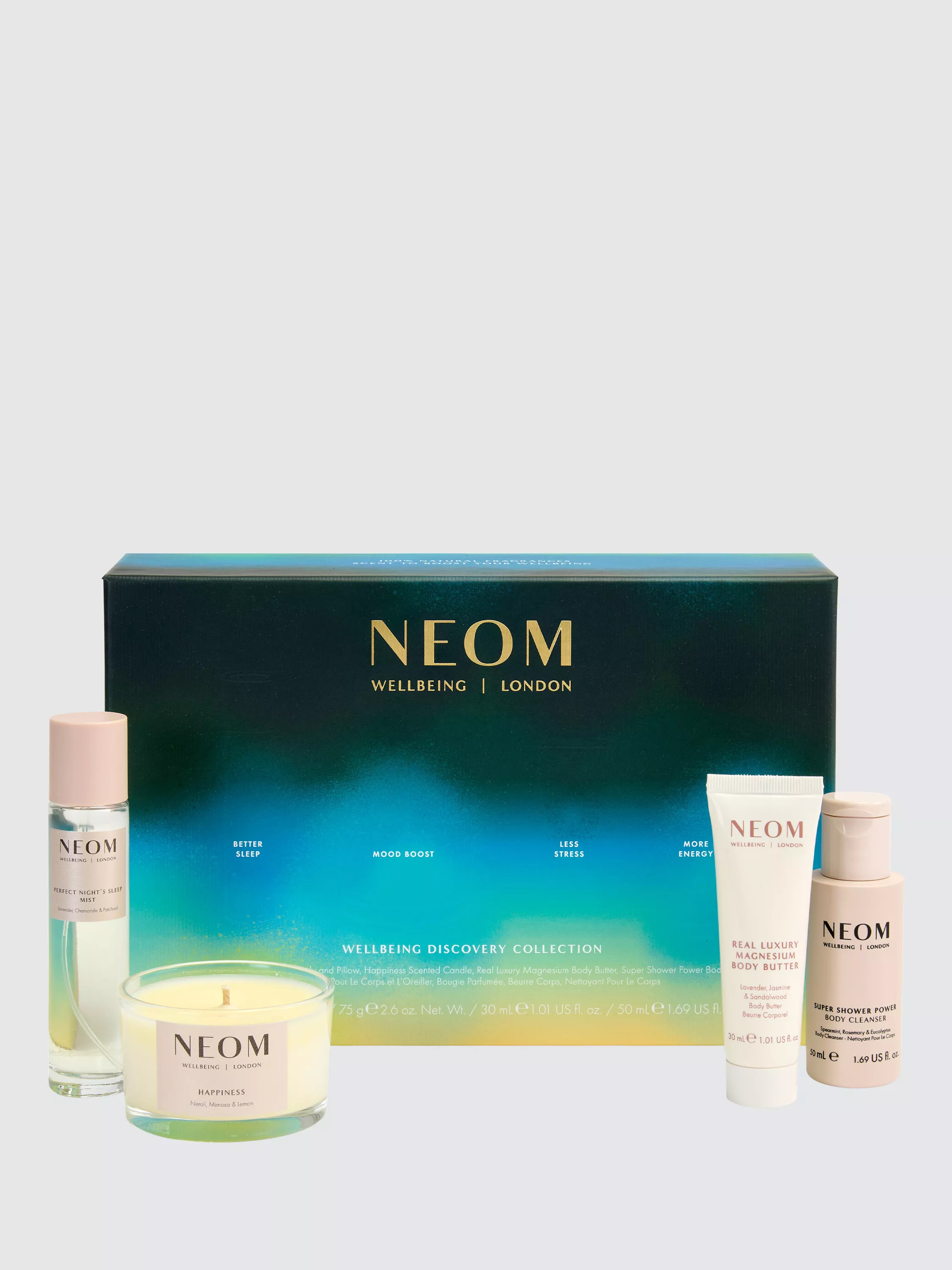 NEOM Wellbeing London Wellbeing Discovery Bodycare Gift Set | John Lewis (UK)