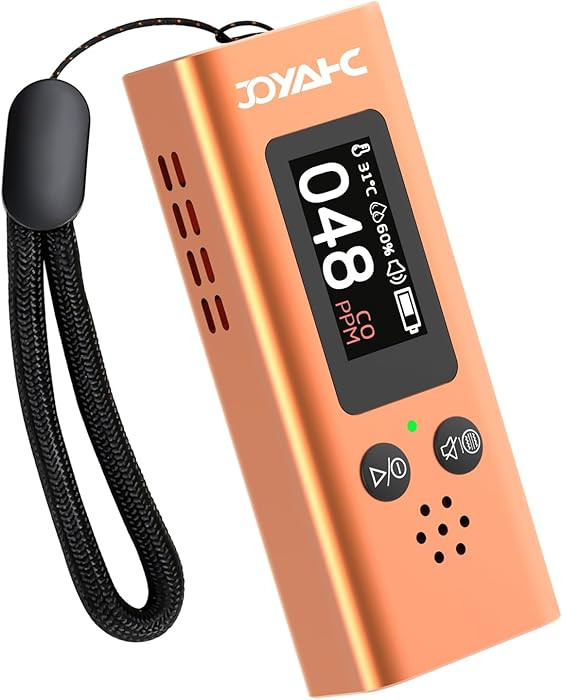 Portable Carbon Monoxide Detector for Travel, 3-in-1 CO Detector with Temperature & Humidity Sens... | Amazon (US)