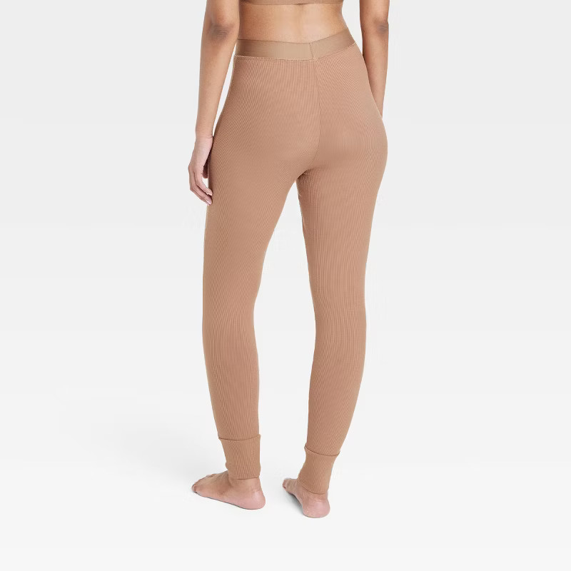 Women's Beautifully Soft Ribbed Legging Pajama Pants - Stars Above™ | Target
