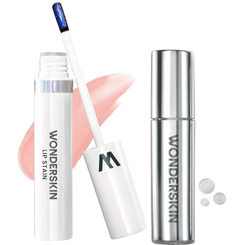 Wonderskin Lip Stain Peel Off Masque (Adore) with Lip Rehab Serum Oil | Amazon (US)