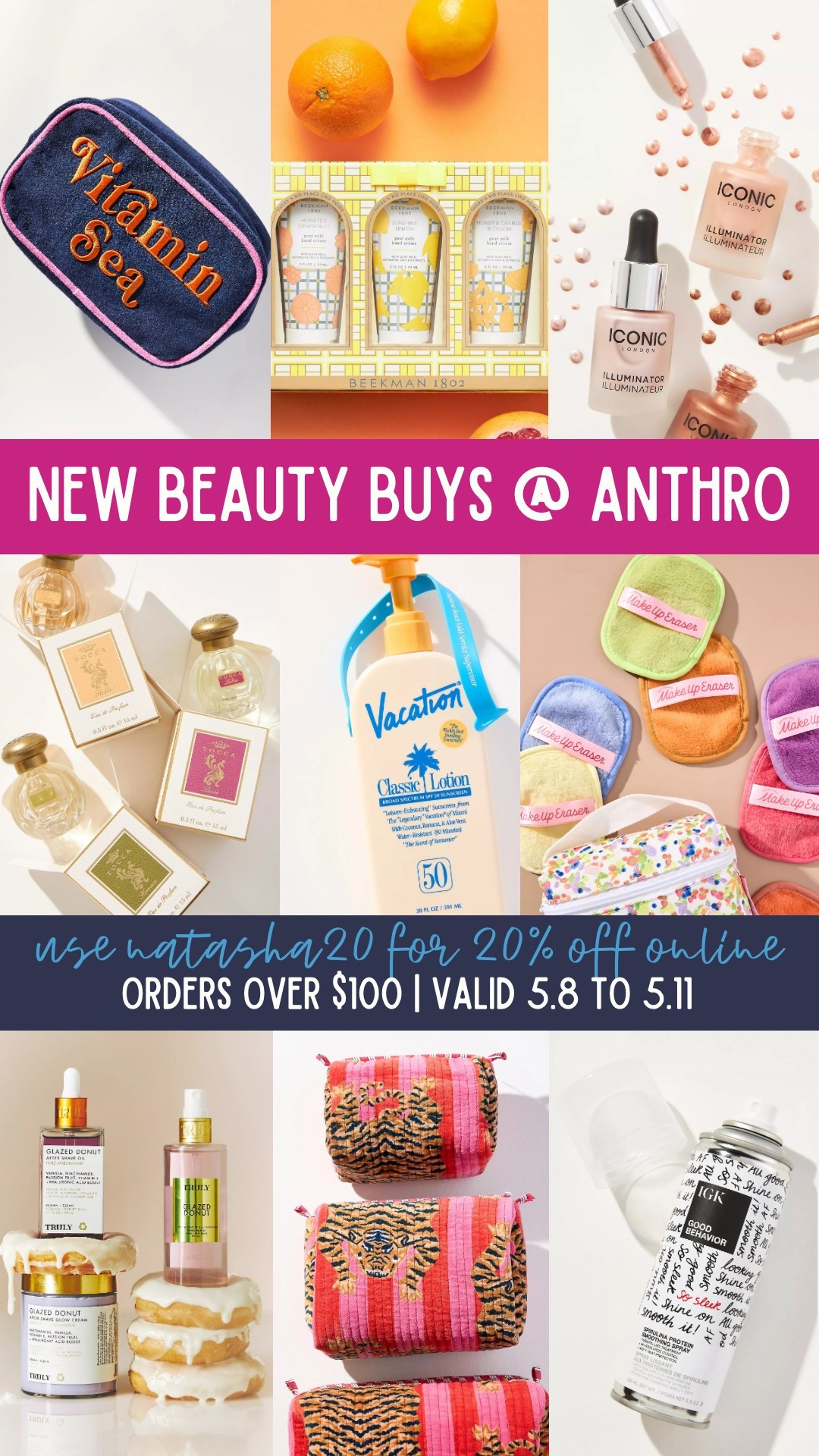 beauty buys and gifts to give at anthro • all 20% off this weekend with NATASHA20 | 

#LTKGiftGuide #LTKBeauty #LTKFindsUnder50