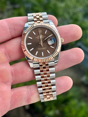 2023 Rolex Datejust 126331 Chocolate Dial Jubilee 41mm w/ Box & Papers | eBay US