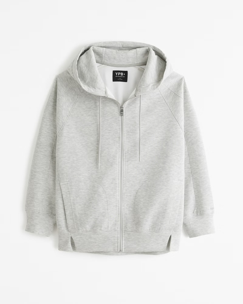 YPB neoKNIT Legging-Friendly Full-Zip Hoodie | Abercrombie & Fitch (US)
