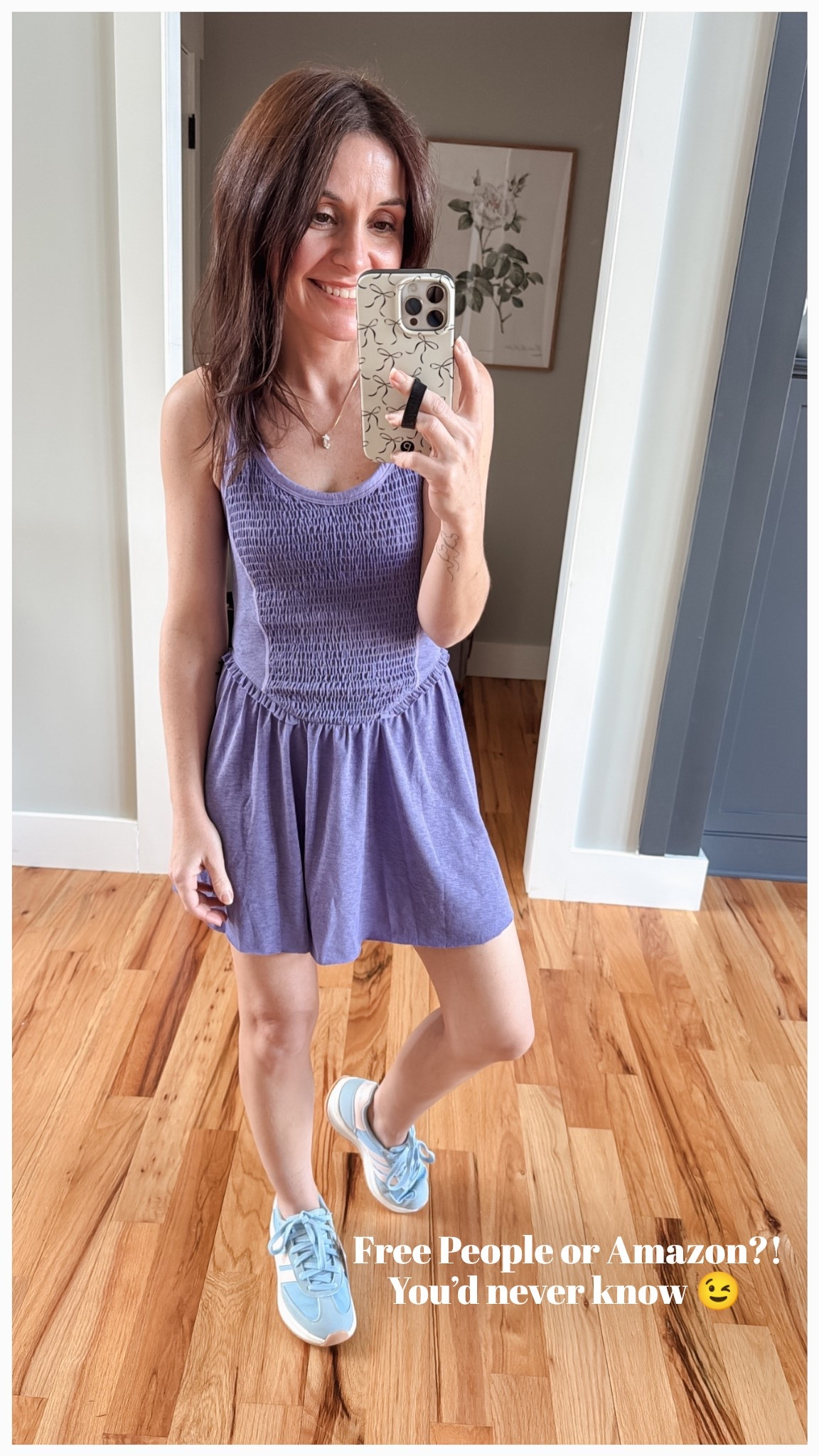 Do I need this active dress in every color?! The exterior fabric feels premium while the interior lining is snug and stretchy! You really wouldn’t know this isn’t Free People! The only drawback is there’s no built-in bra or bra pads but I just stuck some Cakes in there and that’s all I need!

#LTKSeasonal #LTKOver40 #LTKActive