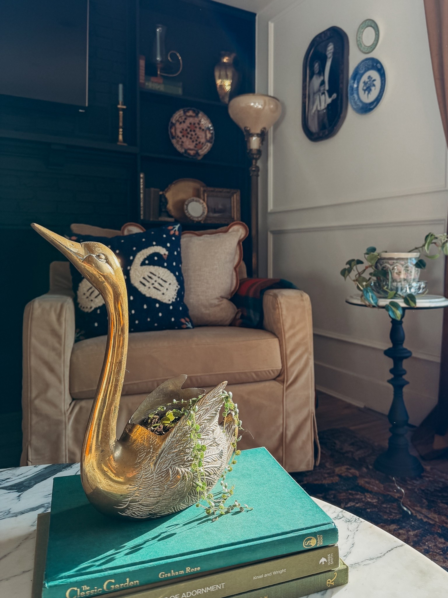 Cozy vintage family room home decor in moody European cottage stylee

#LTKHome