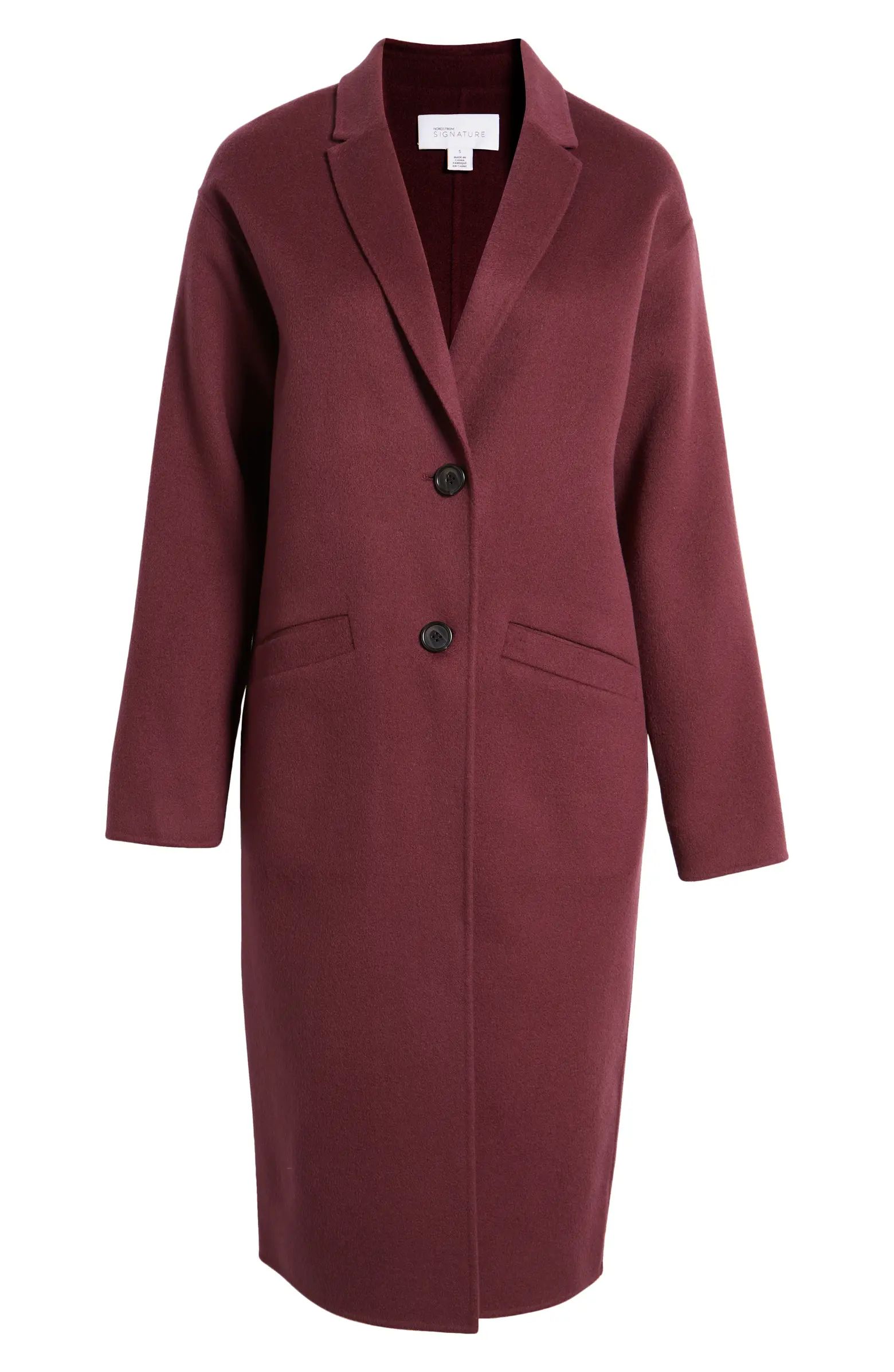 Wool & Cashmere Long Coat | Nordstrom