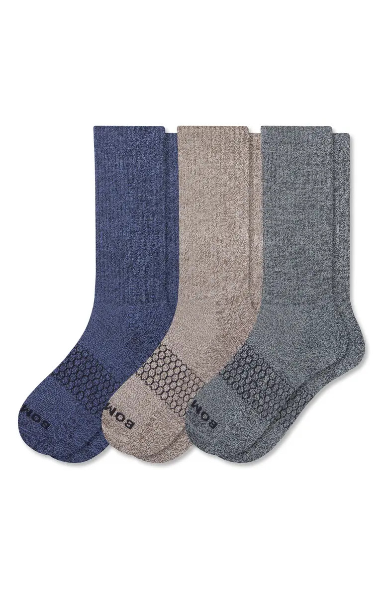 Bombas Assorted 3-Pack Marl Crew Socks | Nordstrom | Nordstrom