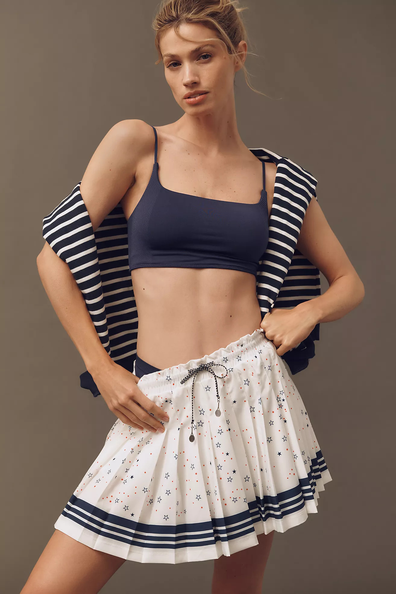 The Upside Stellarum Valetta Pleated Mini Skirt | Anthropologie (US)