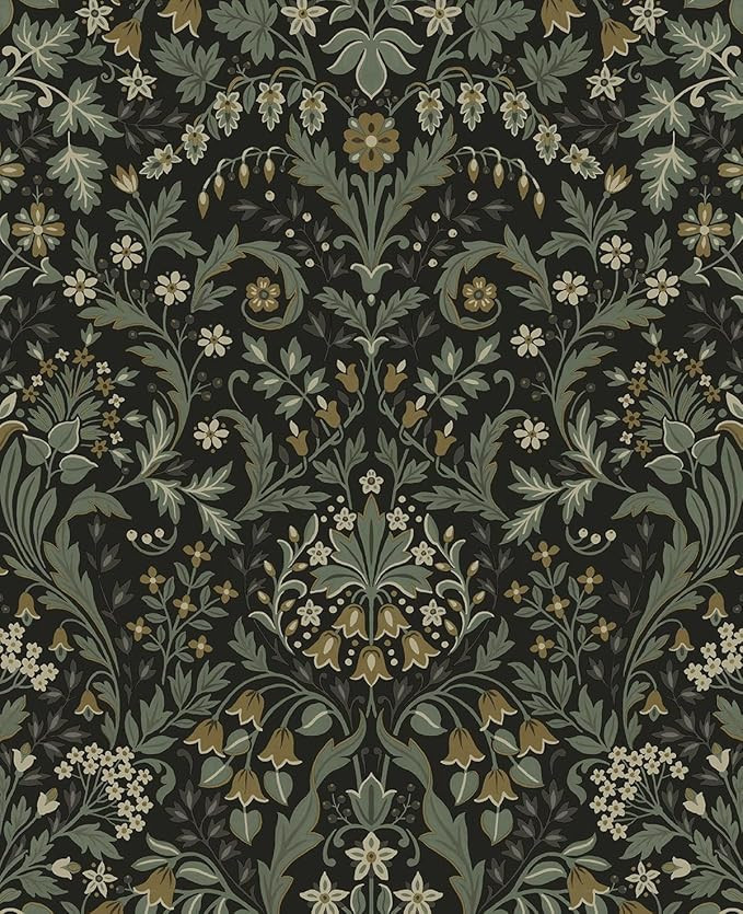 NextWall Filigree Floral Peel and Stick Wallpaper | Amazon (US)