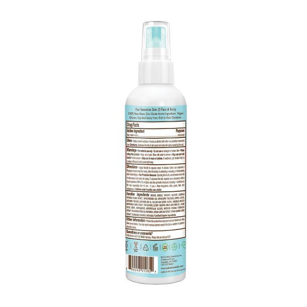 Babo Botanicals Baby Skin Mineral Non-Aerosol Sunscreen Pump Spray SPF 30 - 6 fl oz | Target