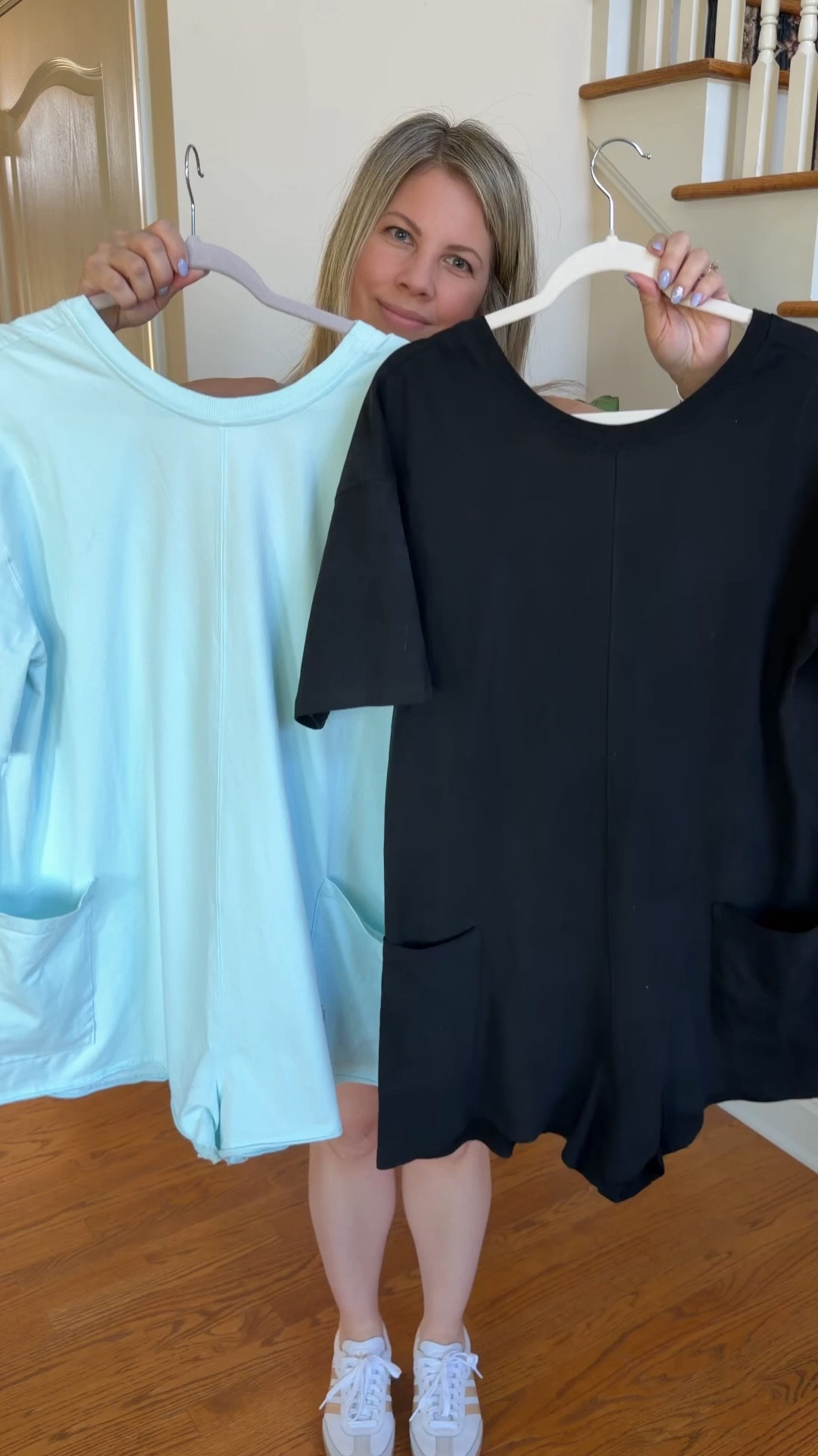 Do you know which one is Free People? 👀 They are honestly so similar. And if I didn’t have them right next to each other, I probably wouldn’t be able to tell which one is which.

#LTKOver40 #LTKootd #LTKFestival