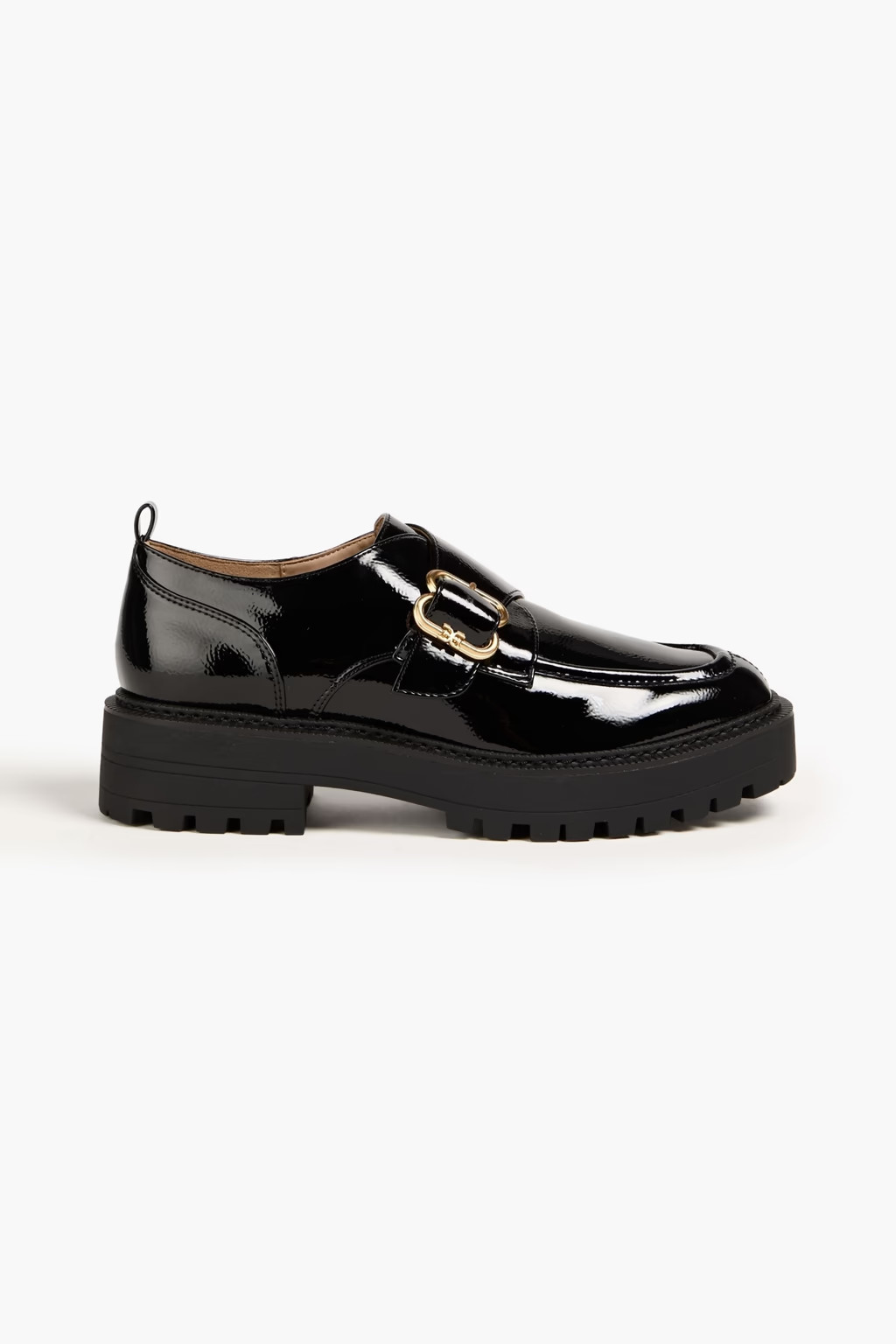 Lora faux patent-leather loafers | The Outnet (UK and Europe)