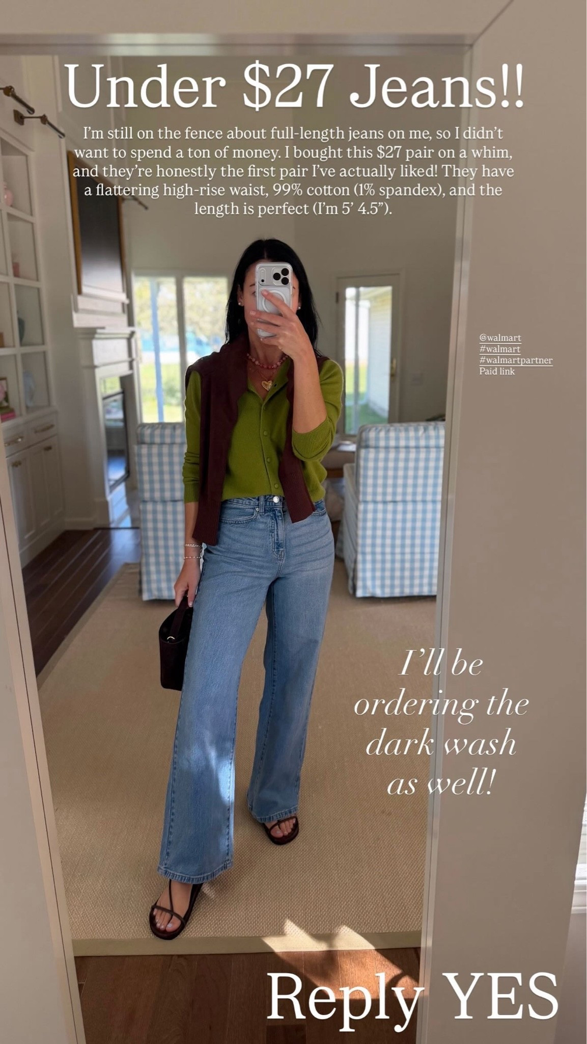 I bought these jeans from @walmart on a whim and they are actually a great purchase! And they are only $27! I love the high rise waist and that they are made from 100% cotton.

denim jeans, Walmart, mom style, women's jeans, casual style 

 #LTKdayinmylife #LTKootd #LTKmomlife