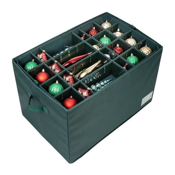 96-Cube Ornament Storage Container, Green - On Sale - Overstock - 35627014 | Bed Bath & Beyond