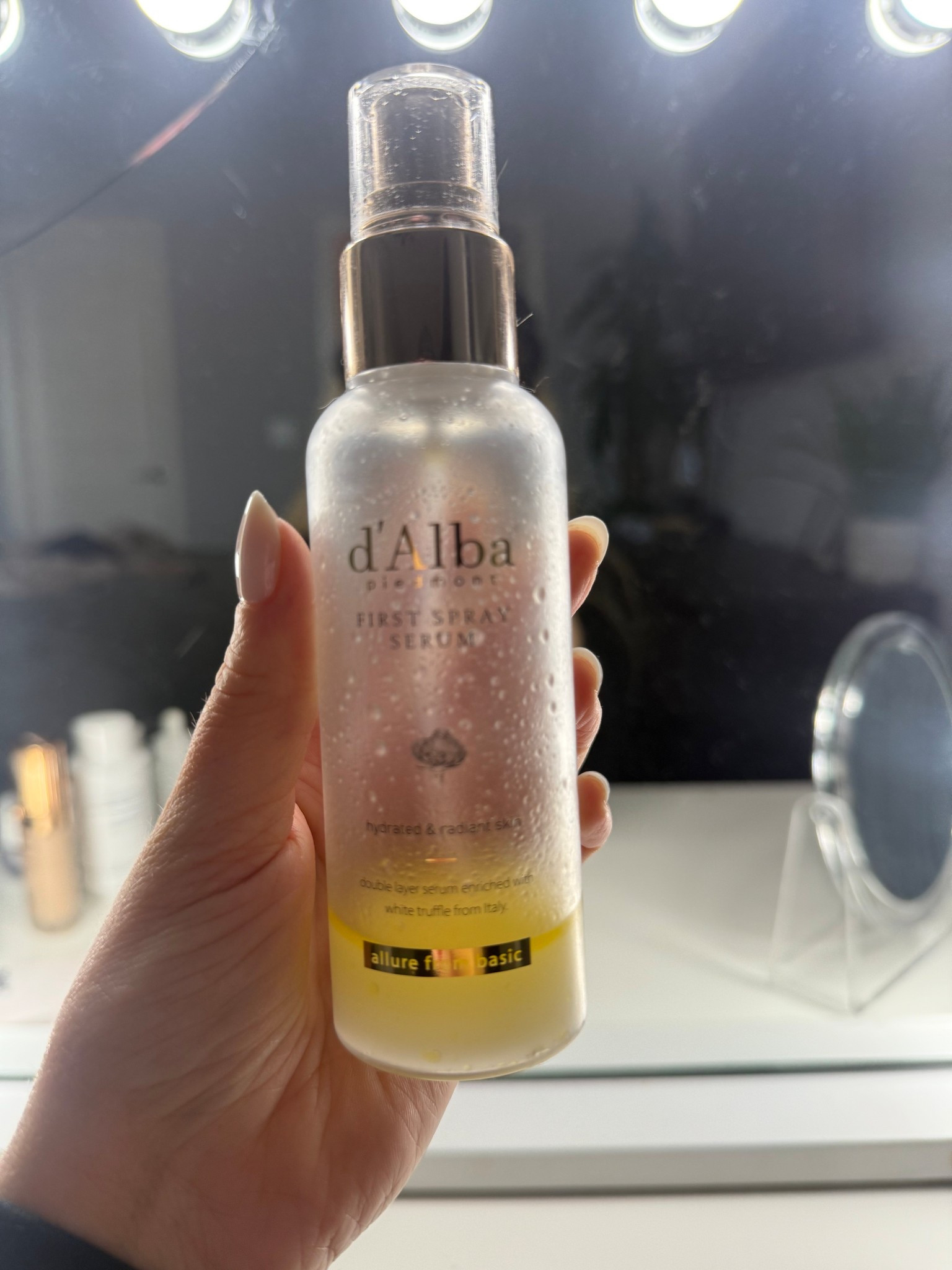 Almost out of my holy grail product 😩 I spray it befor makeup, when I wake up, before bed, after makeup YOU NAME IT. #dalbaspray #skincare 

#LTKBeauty