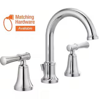 Delta Chamberlain 8 in. Widespread 2-Handle Bathroom Faucet in Chrome 35747LF - The Home Depot | The Home Depot