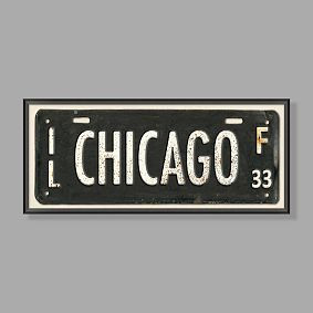 Chicago Framed Art, 33.25"x14.25" | Pottery Barn Teen