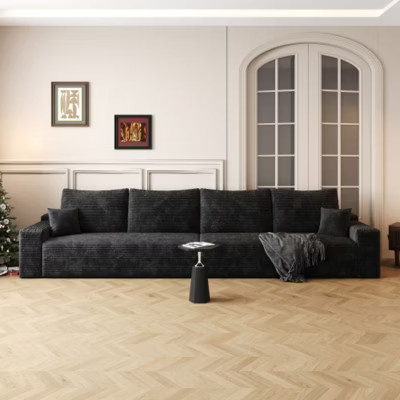Cloud Couch,Modern Modular Sofa with Deep Seat, Upholstered Couches for Living Room Bedroom,No Assembly Required,Black | Target