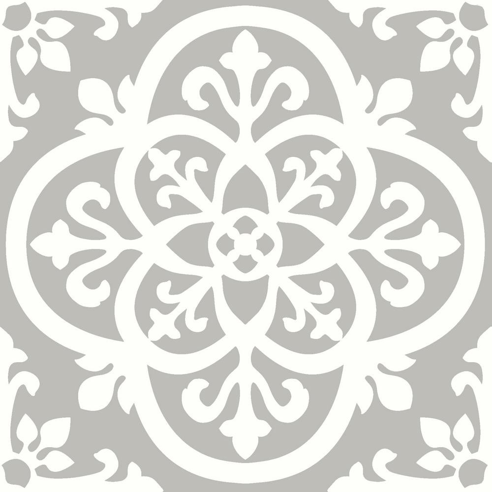 Medina Peel and Stick Floor Tiles 12 in. x 12 in. (20 Tiles, 20 sq. ft.) | The Home Depot