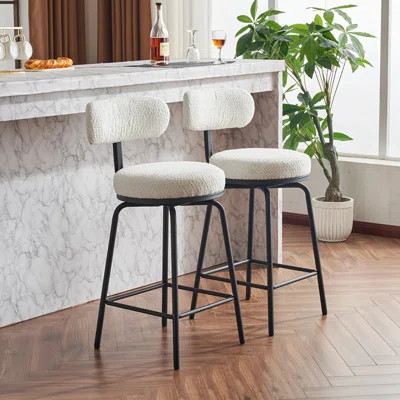 Modern Swivel Bar Stools Set Of 2 (No Including Table) | Wayfair North America
