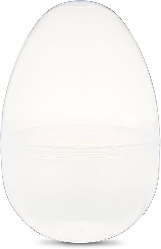 Jumbo 16 inch Giant Clear Fillable Plastic Easter Egg, Great for Decor and Baskets (Pack of 1) | Amazon (US)