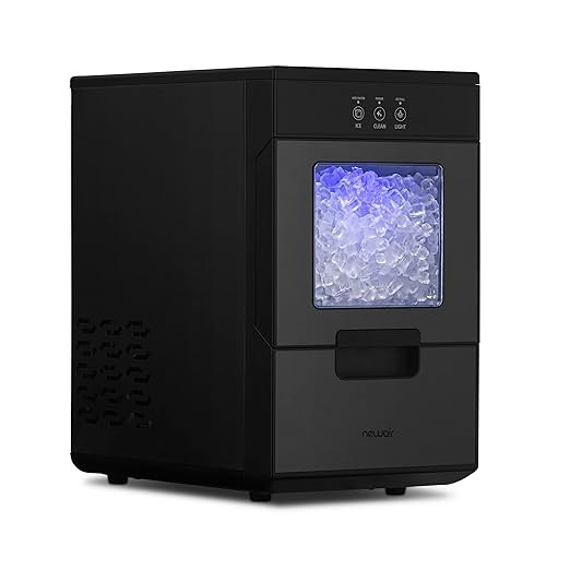 Newair 44lb. Nugget Countertop Ice Maker with Self-Cleaning Function, Refillable Water Tank, Perf... | Amazon (US)