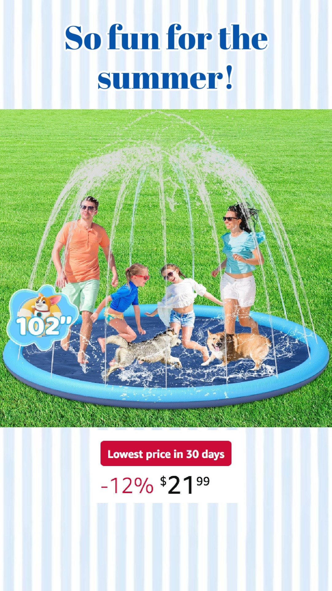 A fun splash pad on sale just in time for summer! 

Early prime day deals, Amazon finds, outdoor entertaining, Amazon deals

#LTKSaleAlert #LTKKids #LTKSeasonal