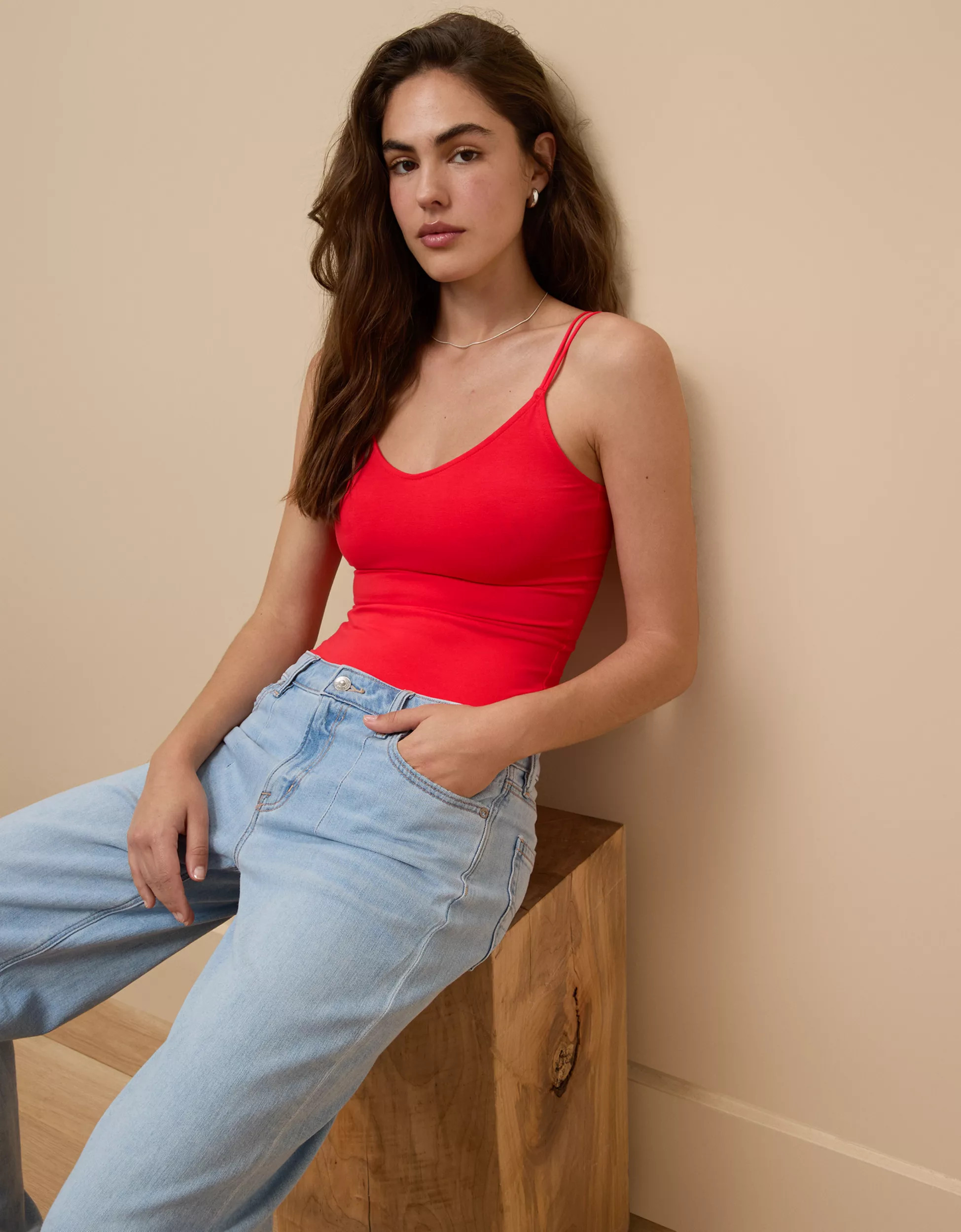 AE Main Squeeze Double Bungee Bodysuit | American Eagle Outfitters (US & CA)