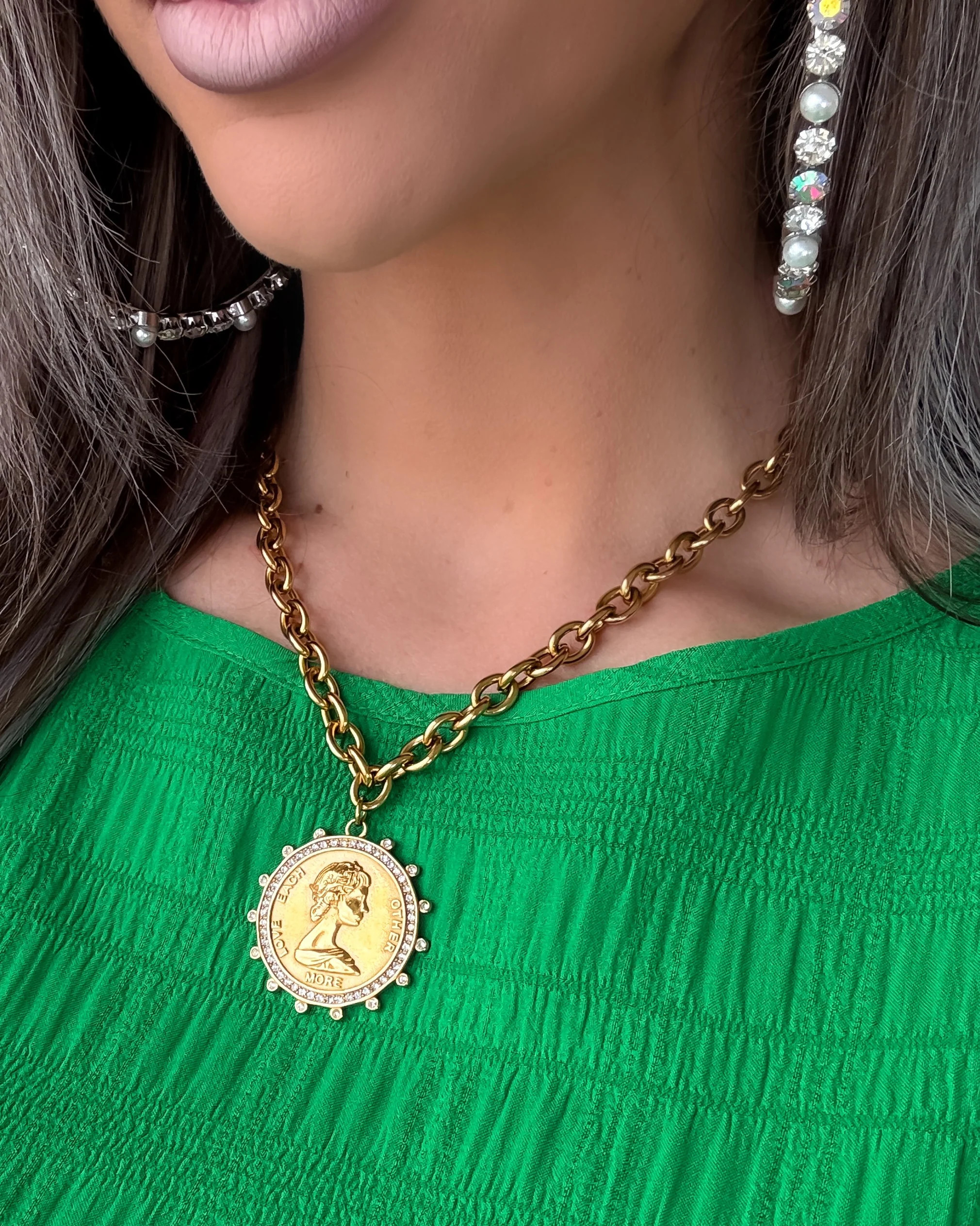 Small Coin Necklace | Bar T Boutique