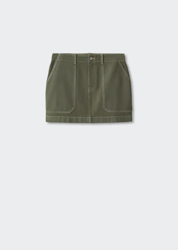 Cargo miniskirt -  Women | Mango United Kingdom | MANGO (UK)